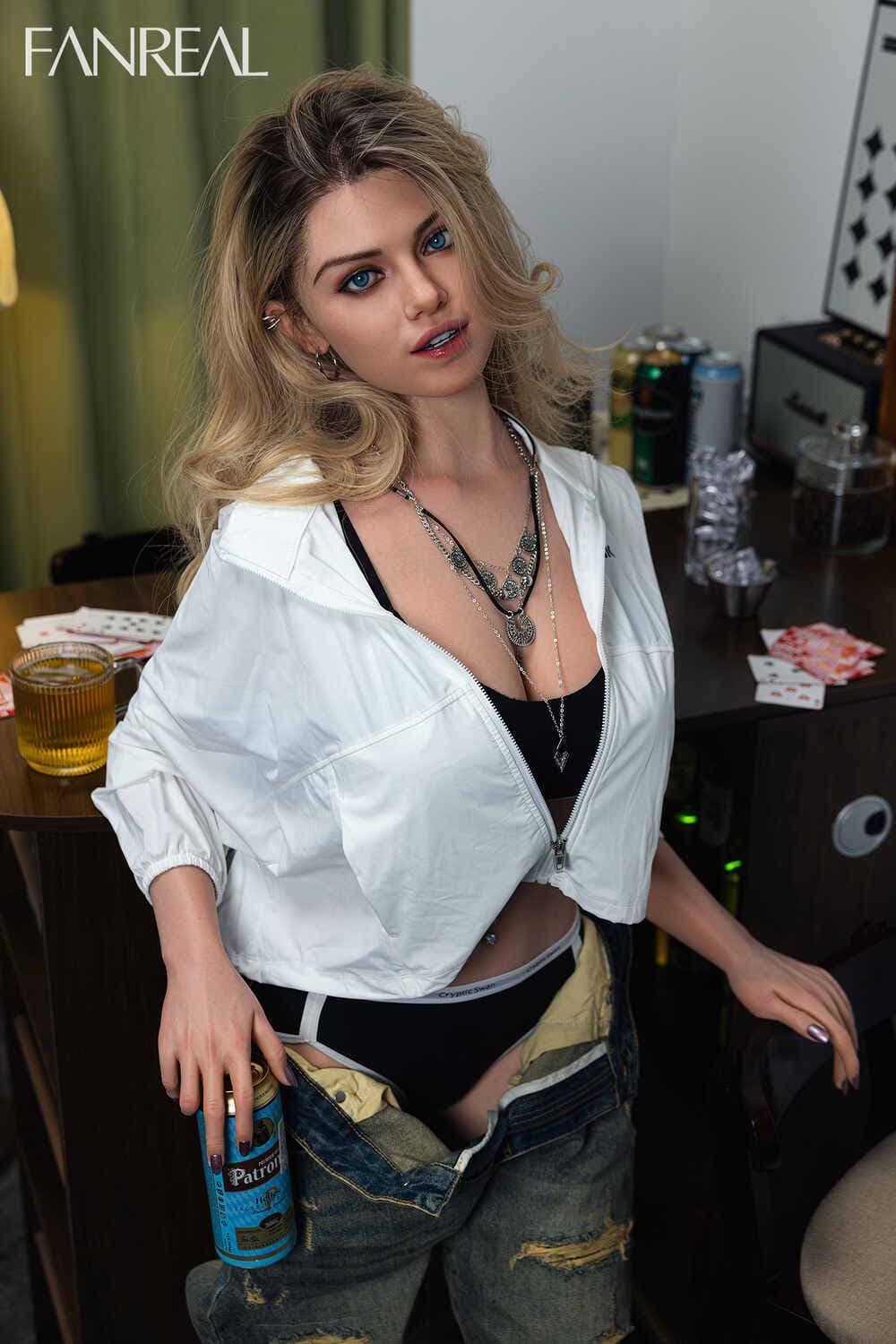 168cm/5ft6 F-cup Silicone Sex Doll – Maria