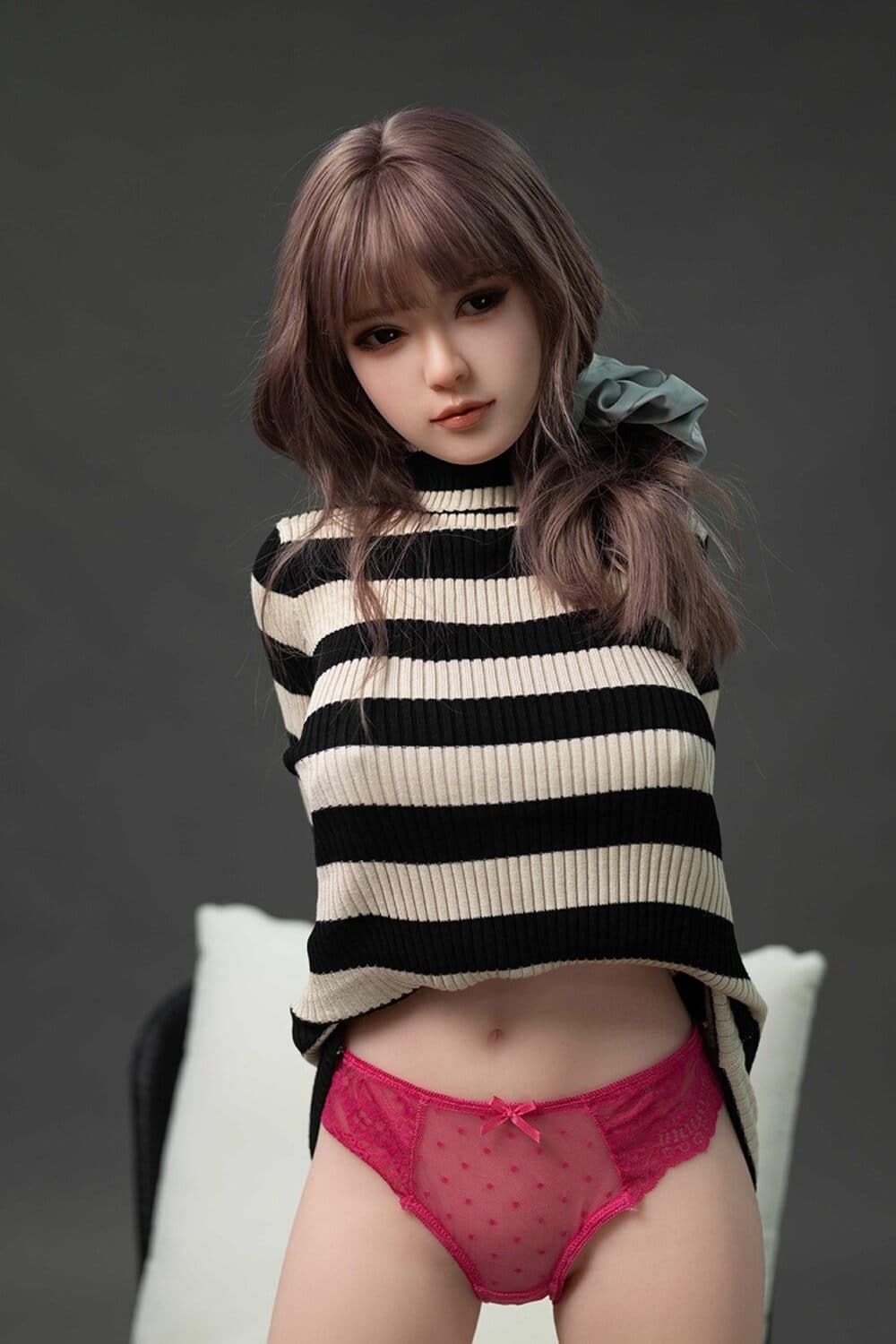 149cm/4ft11 D-cup Silicone Head Sex Doll - Erica